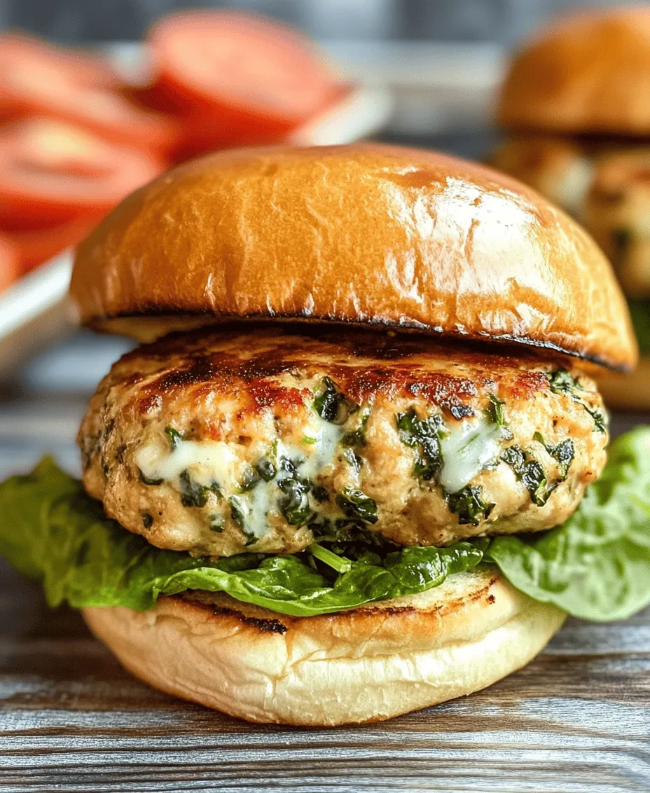 Are you looking for a delicious and healthier alternative to the traditional beef burger? Look no further than the white cheddar and spinach chicken burger! This recipe not only tantalizes your taste buds with its unique flavors but also packs a nutritional punch. Ground chicken serves as the base for these mouth-watering burgers, offering a leaner option without sacrificing flavor or satisfaction. The addition of fresh spinach not only enhances the burger's vibrant color but also provides a wealth of health benefits. Meanwhile, creamy white cheddar cheese creates a delightful contrast in texture that will appeal to cheese lovers everywhere.