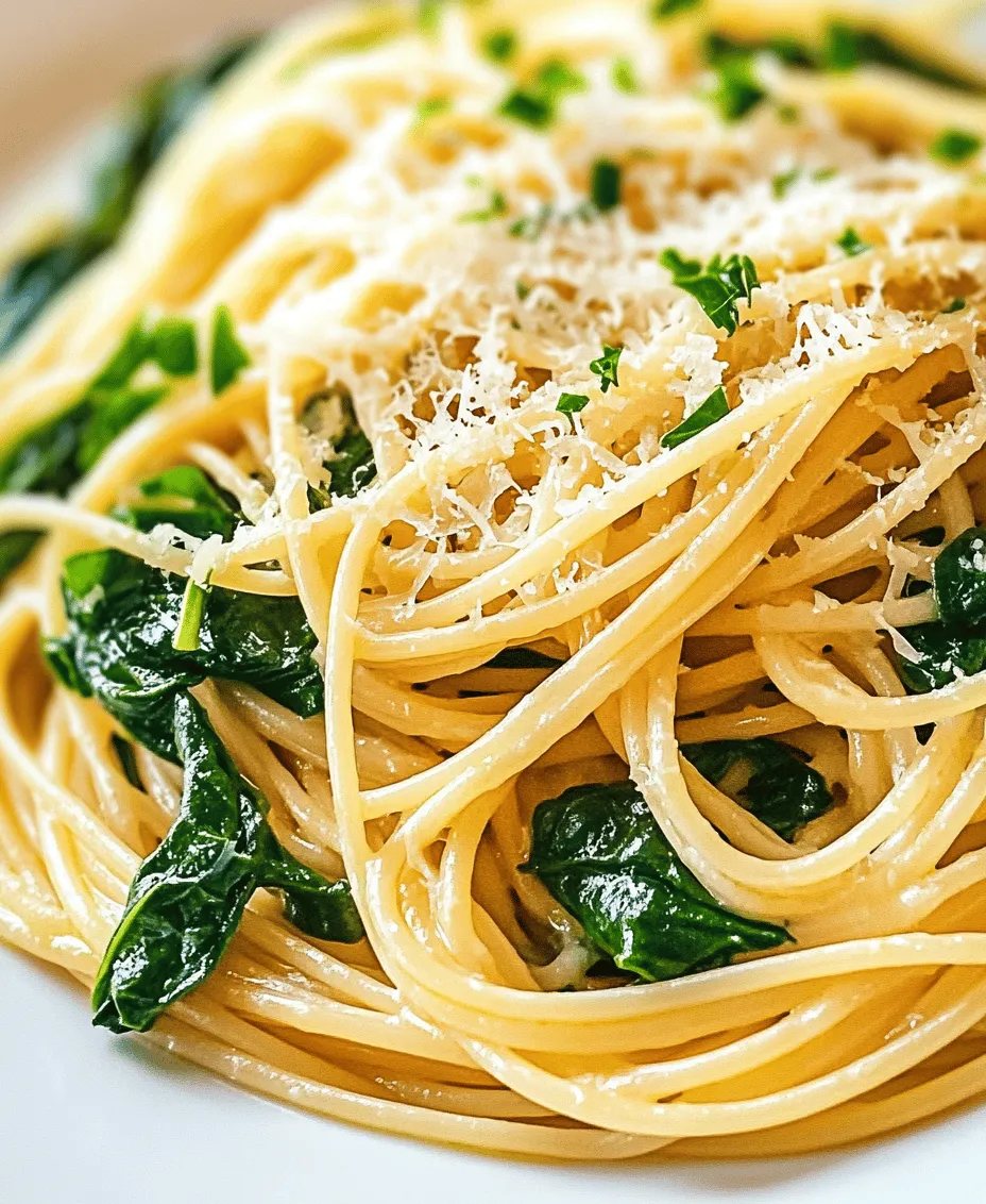 In the world of culinary delights, few dishes embody the essence of fresh, vibrant flavors quite like Zesty Lemon Spinach Pasta. This delightful meal combines the invigorating zest of lemon with the earthy goodness of spinach, creating a harmonious blend that tantalizes the taste buds. The dish not only celebrates the bright, zesty notes of citrus but also showcases the simplicity of fresh ingredients, making it a perfect option for anyone seeking a quick and satisfying weeknight dinner.