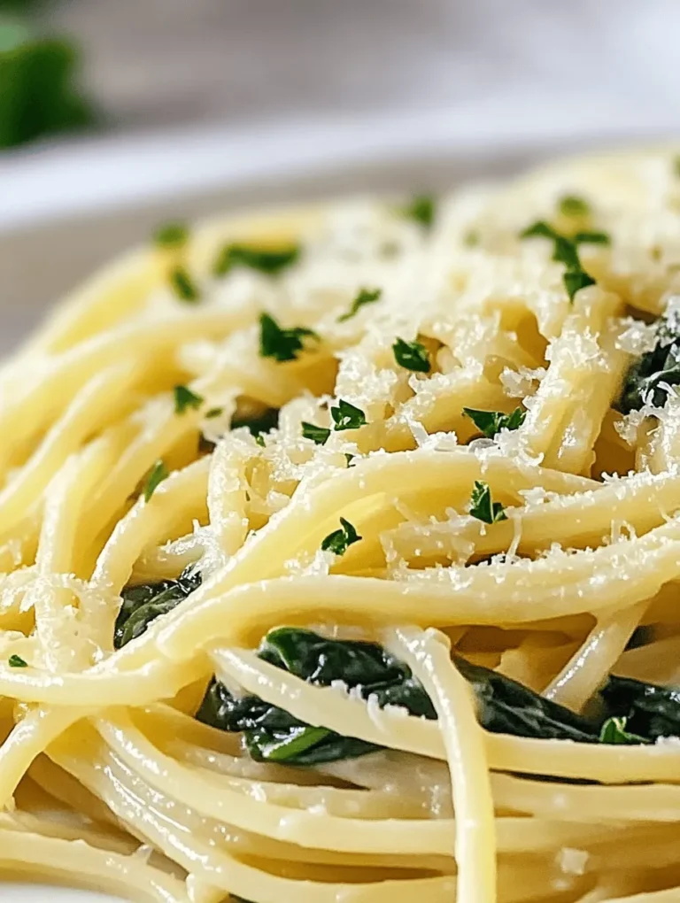 In the world of culinary delights, few dishes embody the essence of fresh, vibrant flavors quite like Zesty Lemon Spinach Pasta. This delightful meal combines the invigorating zest of lemon with the earthy goodness of spinach, creating a harmonious blend that tantalizes the taste buds. The dish not only celebrates the bright, zesty notes of citrus but also showcases the simplicity of fresh ingredients, making it a perfect option for anyone seeking a quick and satisfying weeknight dinner.