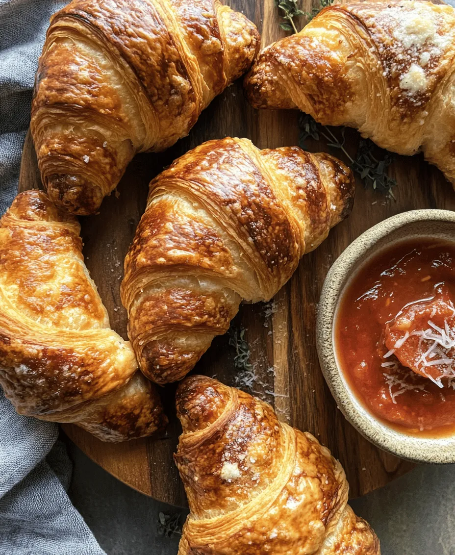 Imagine biting into a warm, flaky croissant, only to discover a deliciously gooey center filled with melted mozzarella and savory pepperoni. This is the delightful experience that awaits you with our Mozzarella Pepperoni Croissant Rolls. This recipe takes the classic buttery croissant and transforms it into a mouthwatering snack that perfectly marries the flaky texture of the pastry with the rich flavors of cheese and pepperoni.