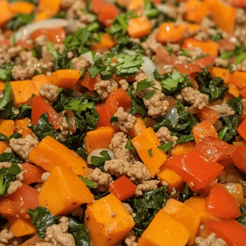In the realm of quick, nutritious meals, the Ground Turkey Sweet Potato Skillet stands out as a versatile and satisfying option. This one-pan dish is not only easy to prepare but also packed with flavor and wholesome ingredients, making it a favorite among busy families and health-conscious individuals alike. Whether you’re looking for a weeknight dinner solution or a meal prep option for the week ahead, this skillet recipe checks all the boxes.