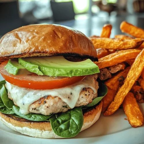 Chicken burgers have surged in popularity as a delicious and healthier alternative to traditional beef burgers. With their juicy texture and adaptability, chicken burgers allow for a variety of flavors and toppings that can satisfy a wide range of palates. Among the many variations, the combination of white cheddar and fresh spinach in these chicken burgers elevates the dish to new culinary heights. This unique blend not only enhances the taste but also appeals to health-conscious eaters and flavor seekers alike.