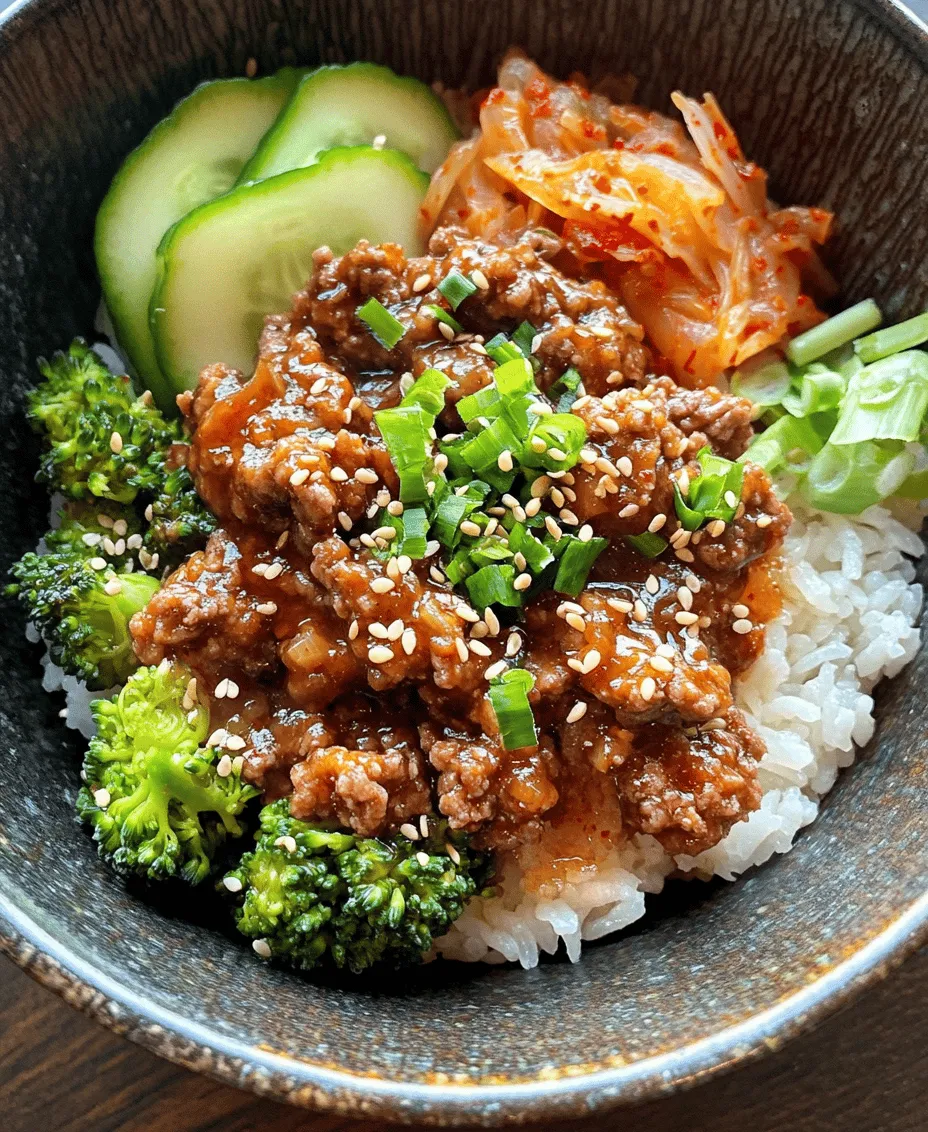 Korean cuisine, with its vibrant flavors, rich history, and diverse ingredients, has captured the hearts and palates of food lovers around the globe. Known for its bold use of spices, fermentation techniques, and emphasis on balance, Korean food offers a unique culinary experience that is both comforting and exciting. One dish that encapsulates this essence beautifully is the Spicy Korean Ground Beef Bowl.