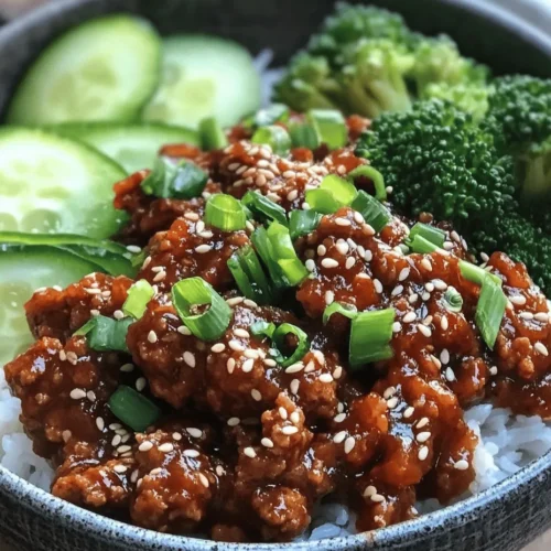 Korean cuisine, with its vibrant flavors, rich history, and diverse ingredients, has captured the hearts and palates of food lovers around the globe. Known for its bold use of spices, fermentation techniques, and emphasis on balance, Korean food offers a unique culinary experience that is both comforting and exciting. One dish that encapsulates this essence beautifully is the Spicy Korean Ground Beef Bowl.