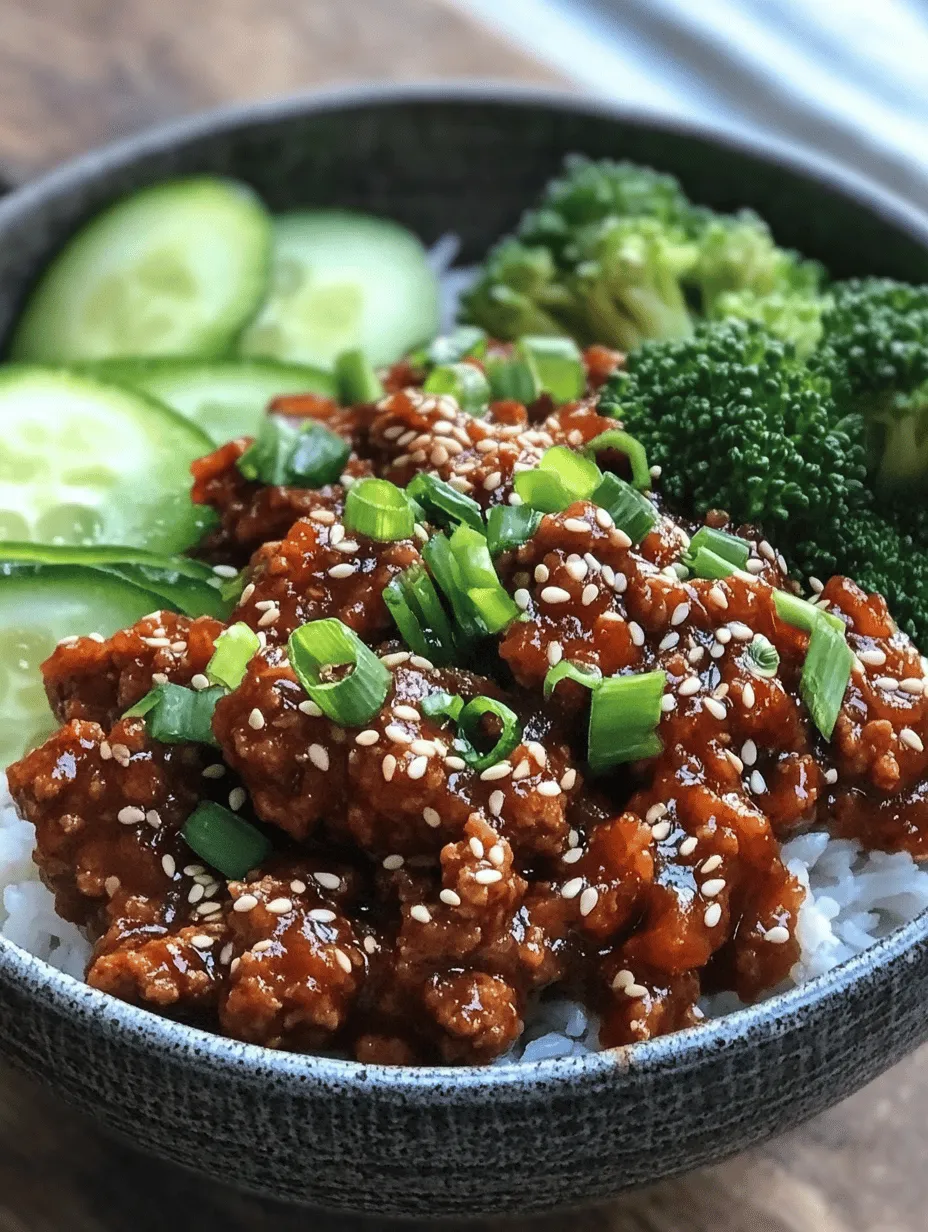 Korean cuisine, with its vibrant flavors, rich history, and diverse ingredients, has captured the hearts and palates of food lovers around the globe. Known for its bold use of spices, fermentation techniques, and emphasis on balance, Korean food offers a unique culinary experience that is both comforting and exciting. One dish that encapsulates this essence beautifully is the Spicy Korean Ground Beef Bowl.