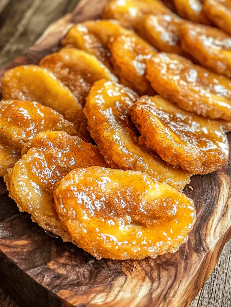 Fried Bananas with Cinnamon Butter Sauce is a delightful treat that perfectly bridges the gap between simplicity and indulgence. This dish not only serves as a fantastic dessert but also makes for a quick snack that can satisfy your sweet cravings. The combination of warm, golden-brown fried bananas drizzled with a rich, buttery cinnamon sauce creates a mouthwatering experience that's hard to resist. Whether you’re looking to impress guests at a dinner party or simply want to enjoy a comforting treat at home, this recipe is sure to delight.
