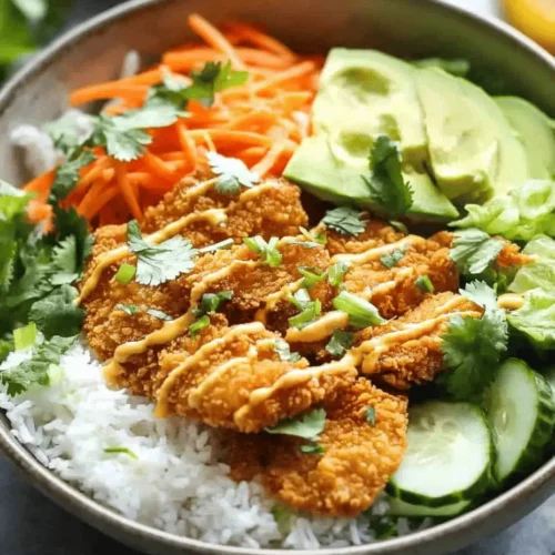 At the heart of every great Bang Bang Chicken Bowl is the chicken itself. Boneless, skinless chicken breasts are the preferred choice for this recipe due to their lean protein content and versatility. They are easy to cook and absorb flavors well, making them ideal for marinating.