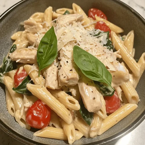 If you're searching for a dish that embodies the rustic charm and vibrant flavors of Italy, look no further than Easy Tuscan Chicken Pasta. This delightful recipe draws inspiration from the sun-soaked hills of Tuscany, where hearty meals are often prepared with fresh, local ingredients to create unforgettable flavors. The combination of tender chicken, al dente pasta, and a creamy sauce infused with garlic, herbs, and tomatoes captures the essence of Italian cooking, making it a favorite for many home cooks.