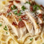 The choice of pasta is crucial when making Chicken Carbonara. While traditional recipes often call for spaghetti, we recommend using fettuccine for a heartier bite. Fettuccine's wider surface area allows it to hold more sauce, ensuring that every bite is rich and flavorful. However, if you prefer spaghetti, feel free to stick with this classic choice.