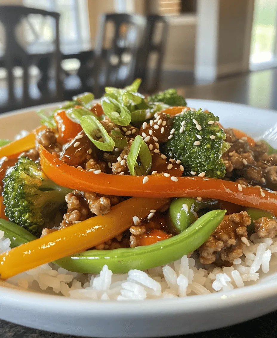If you’re searching for a quick, delicious, and nutritious dinner option that ticks all the boxes for flavor and convenience, look no further than ground turkey teriyaki stir fry. This dish combines savory ground turkey with a medley of vibrant vegetables and a sweet and tangy teriyaki sauce, resulting in a meal that is not only satisfying but also packed with health benefits. Ground turkey is a lean protein that makes it an excellent choice for those looking to maintain a healthy lifestyle without sacrificing taste.