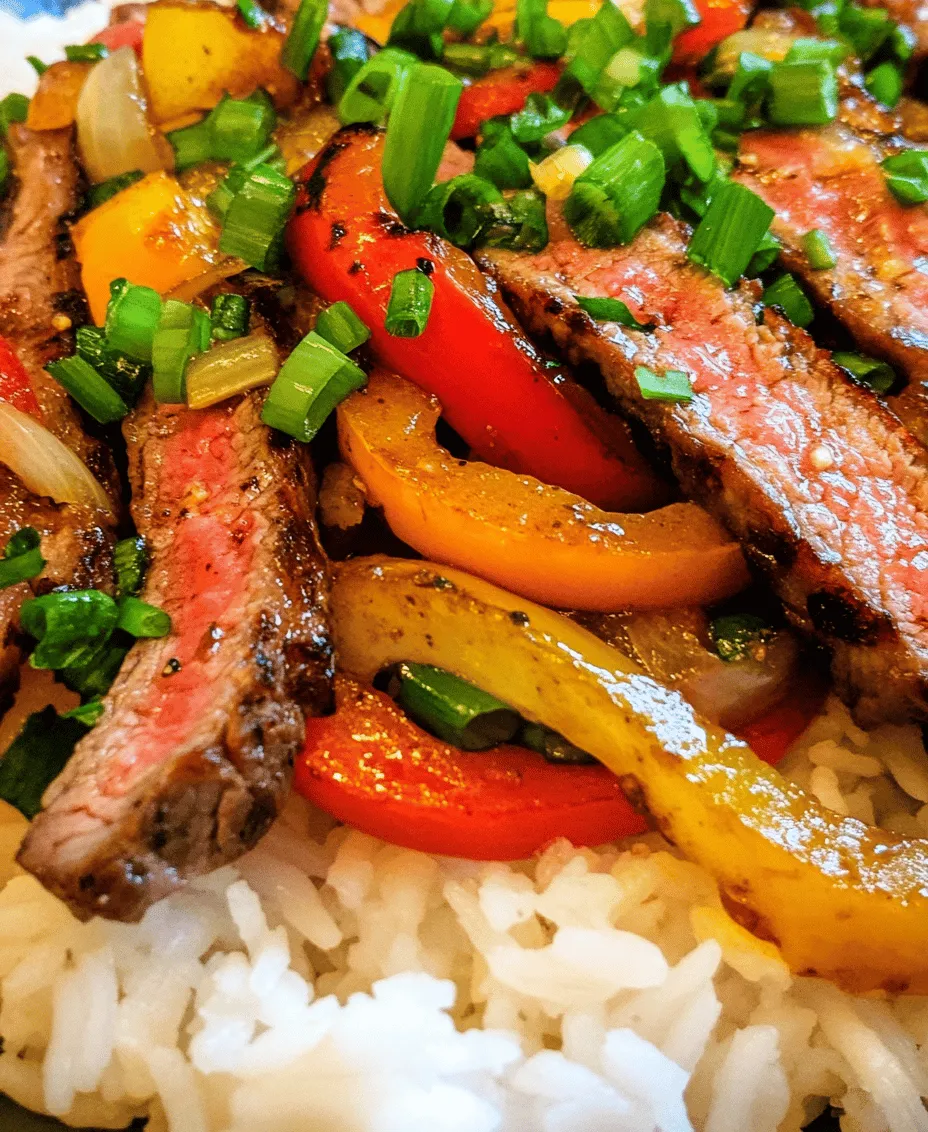 Sizzling Pepper Steak with Onions is not just a meal; it's an experience that encapsulates the essence of home cooking. This dish, known for its vibrant flavors and enticing aroma, combines tender strips of flank steak with the crunch of colorful bell peppers and the sweetness of onions. It's a staple in many households, celebrated for its quick preparation and the ability to impress even the pickiest of eaters. In a world where time is often of the essence, this recipe stands out as a beacon for those seeking an easy yet flavorful dish that can elevate any dinner table.