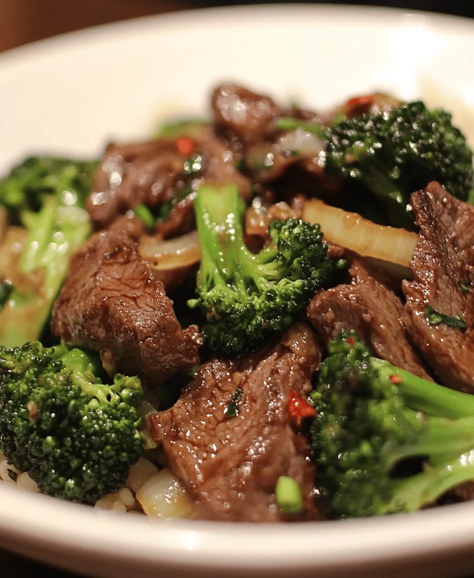Beef and broccoli is not just a dish; it's a culinary staple that encapsulates the heart of Chinese cuisine. Originating from the vibrant streets of China, this stir-fry has transcended borders and become a beloved favorite in homes and restaurants worldwide. Its allure lies in the harmonious blend of tender beef and crisp broccoli, all enveloped in a savory sauce that tantalizes the taste buds. The balance of flavors and textures in this dish is paramount; the rich umami of the beef complements the freshness of the broccoli, creating a delightful experience in every bite.
