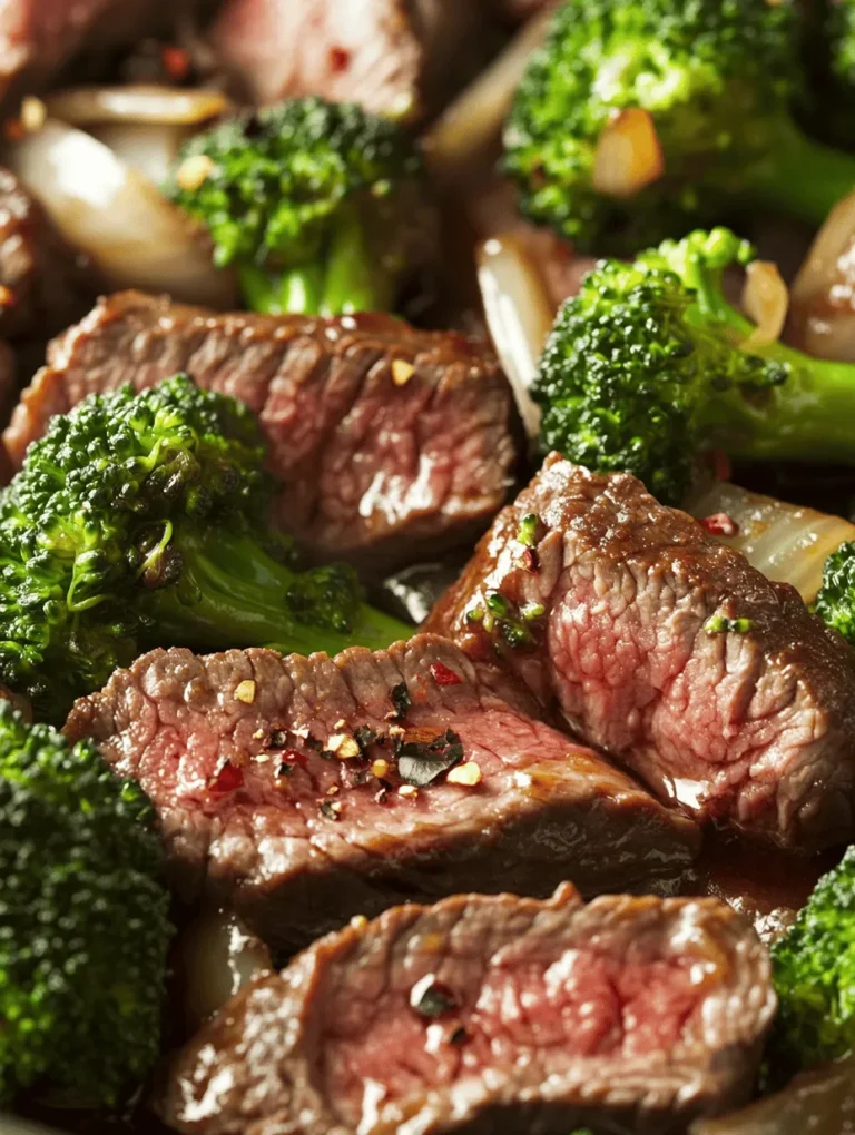 Beef and broccoli is not just a dish; it's a culinary staple that encapsulates the heart of Chinese cuisine. Originating from the vibrant streets of China, this stir-fry has transcended borders and become a beloved favorite in homes and restaurants worldwide. Its allure lies in the harmonious blend of tender beef and crisp broccoli, all enveloped in a savory sauce that tantalizes the taste buds. The balance of flavors and textures in this dish is paramount; the rich umami of the beef complements the freshness of the broccoli, creating a delightful experience in every bite.