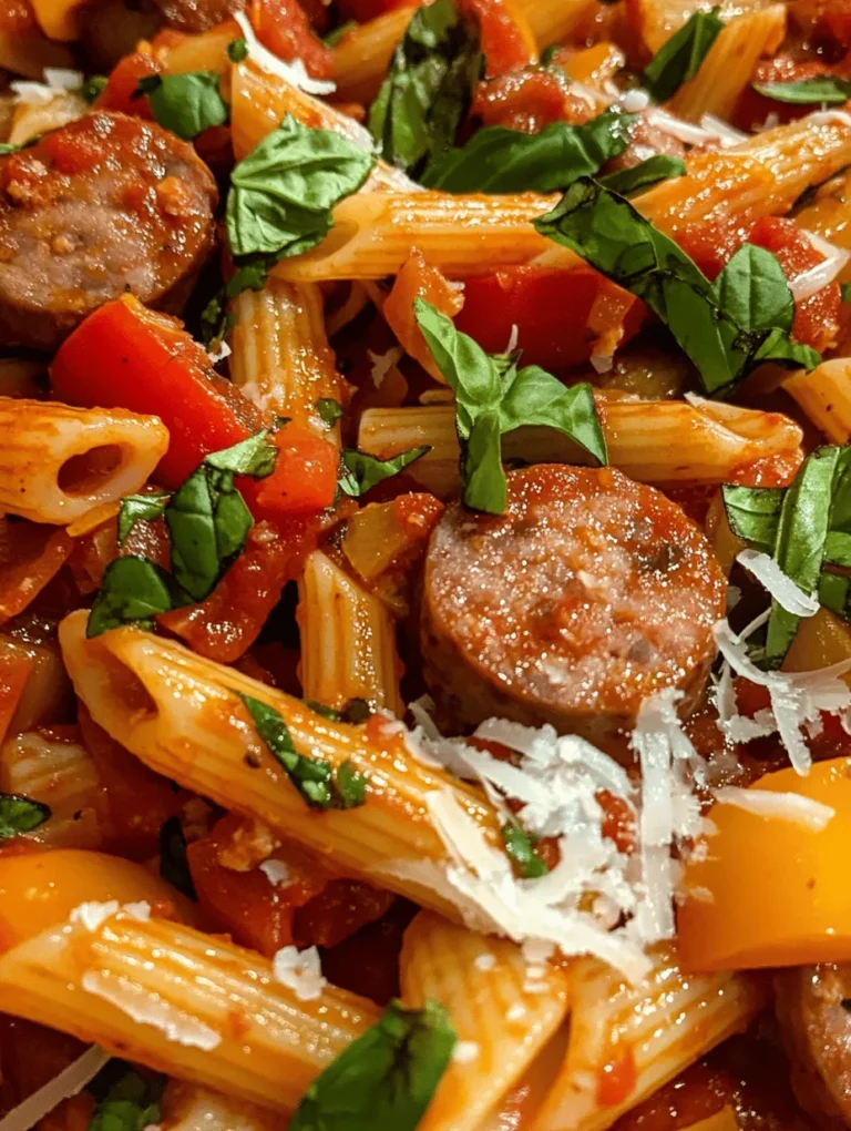 Are you searching for a delicious, hearty meal that’s quick to prepare and packed with flavor? Look no further than Spicy Chicken Sausage Pasta Fiesta. This delightful dish is not just a feast for the eyes; it's a celebration of bold flavors that come together effortlessly, making it perfect for weeknight dinners or gatherings with family and friends. With the fusion of spices, savory chicken sausage, and vibrant vegetables, this pasta dish offers a culinary experience that tantalizes the taste buds while keeping your health in check.