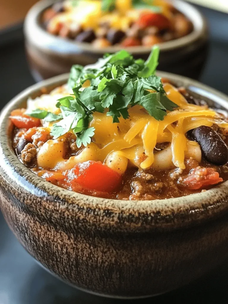 If you're seeking a dish that embodies comfort, warmth, and a kick of flavor, look no further than Spicy Chili Mac Attack. This delightful fusion of classic macaroni and cheese with hearty chili is a dish that can satisfy both your hunger and your taste buds. With its creamy, cheesy base complemented by a medley of spices and hearty ingredients, this recipe stands out as a family favorite for both casual weeknight dinners and festive gatherings.