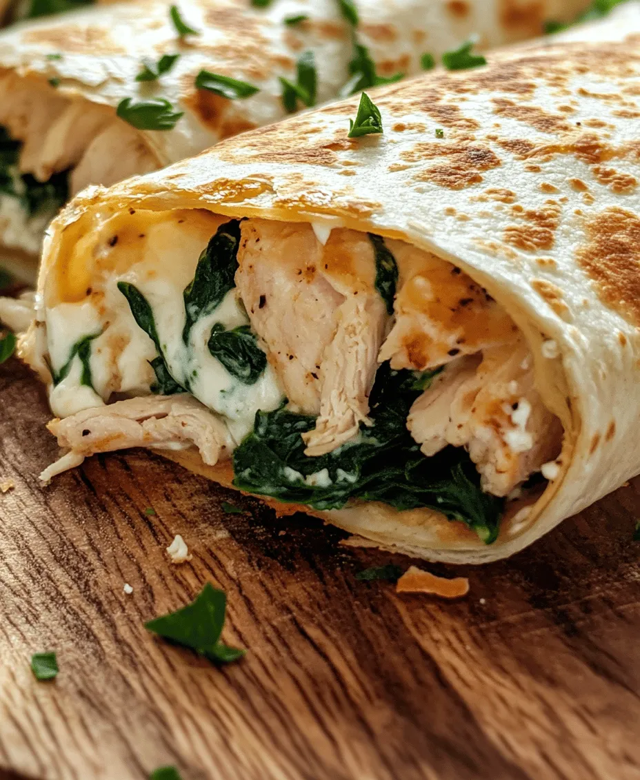Wraps have surged in popularity in recent years, becoming a go-to meal option for busy individuals and families alike. Their convenience, ease of preparation, and the ability to customize ingredients make them an ideal choice for any occasion. These Cheesy Garlic Chicken Wraps cater to various dietary preferences, whether you're a meat lover, vegetarian, or even following a low-carb diet (simply replace the tortilla with a lettuce wrap).