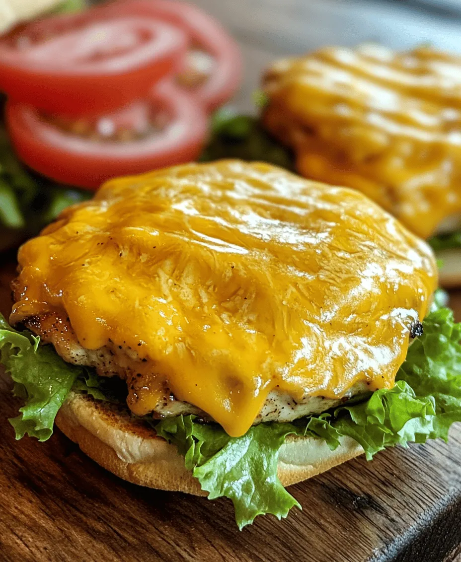 In the world of comfort food, few dishes hold as much universal appeal as a delicious chicken burger. Easy to prepare and incredibly versatile, chicken burgers have made their way into homes and restaurants alike, delighting taste buds and satisfying cravings. Today, we’re introducing you to a mouthwatering recipe that takes the humble chicken burger to new heights: Cheesy Ranch Bliss Chicken Burgers. This delightful concoction harmoniously blends the savory goodness of ground chicken with the rich, creamy flavors of cheddar cheese and ranch dressing, making these burgers an instant crowd-pleaser.