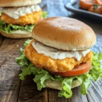 In the world of comfort food, few dishes hold as much universal appeal as a delicious chicken burger. Easy to prepare and incredibly versatile, chicken burgers have made their way into homes and restaurants alike, delighting taste buds and satisfying cravings. Today, we’re introducing you to a mouthwatering recipe that takes the humble chicken burger to new heights: Cheesy Ranch Bliss Chicken Burgers. This delightful concoction harmoniously blends the savory goodness of ground chicken with the rich, creamy flavors of cheddar cheese and ranch dressing, making these burgers an instant crowd-pleaser.
