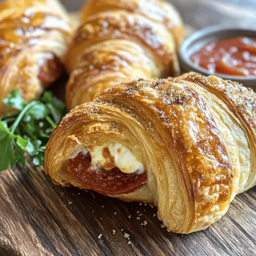 If you're on the lookout for a delectable snack or appetizer that combines convenience with comfort, look no further than Mozzarella Pepperoni Croissant Rolls. These scrumptious bites perfectly marry the flaky, buttery goodness of croissant dough with the ooey-gooeyness of melted mozzarella cheese and the savory, spicy notes of pepperoni. Whether you're hosting a gathering, enjoying a cozy movie night at home, or simply need a quick meal, these rolls are sure to satisfy your cravings.