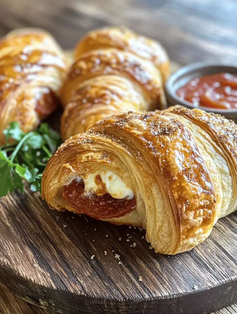 If you're on the lookout for a delectable snack or appetizer that combines convenience with comfort, look no further than Mozzarella Pepperoni Croissant Rolls. These scrumptious bites perfectly marry the flaky, buttery goodness of croissant dough with the ooey-gooeyness of melted mozzarella cheese and the savory, spicy notes of pepperoni. Whether you're hosting a gathering, enjoying a cozy movie night at home, or simply need a quick meal, these rolls are sure to satisfy your cravings.