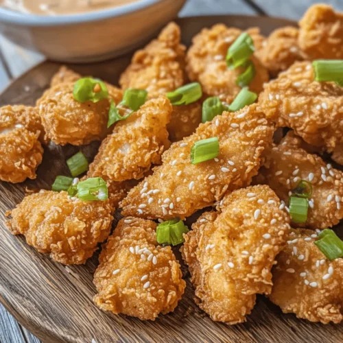 Crispy Bang Bang Chicken has taken the culinary world by storm, transforming from a humble dish into a sensational favorite in restaurants and homes alike. This delightful dish combines the irresistible crunch of perfectly fried chicken with a sauce that packs a flavorful punch. The name itself evokes a sense of excitement, as the vibrant and zesty Bang Bang sauce envelopes the crispy chicken, creating a taste sensation that is both indulgent and satisfying.