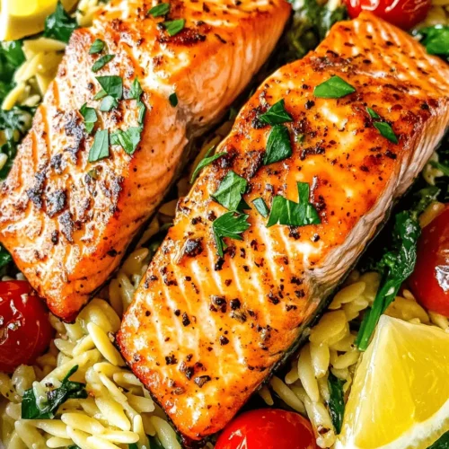 If you're looking for a delightful dish that combines vibrant flavors with health benefits, look no further than Lemon Zest Skillet Salmon with Orzo Delight. This dish elegantly marries the richness of salmon with the zestiness of lemon, creating a meal that's not only delicious but also invigorating. In today’s fast-paced world, the importance of healthy eating cannot be overstated, and incorporating fish into our diets is a pivotal part of that. Salmon, known for its high omega-3 fatty acid content and other essential nutrients, is a fantastic choice for those aiming to maintain a balanced diet.