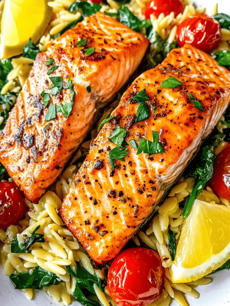 If you're looking for a delightful dish that combines vibrant flavors with health benefits, look no further than Lemon Zest Skillet Salmon with Orzo Delight. This dish elegantly marries the richness of salmon with the zestiness of lemon, creating a meal that's not only delicious but also invigorating. In today’s fast-paced world, the importance of healthy eating cannot be overstated, and incorporating fish into our diets is a pivotal part of that. Salmon, known for its high omega-3 fatty acid content and other essential nutrients, is a fantastic choice for those aiming to maintain a balanced diet.