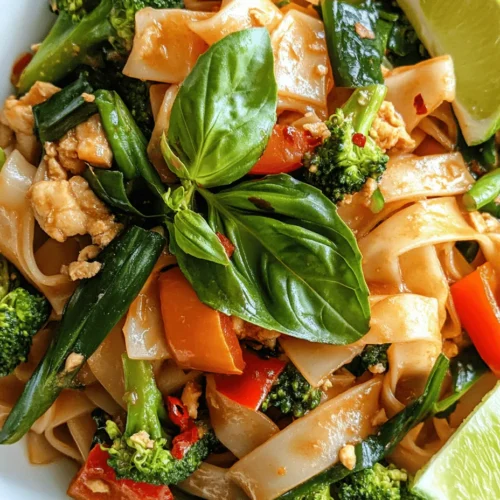 To create the perfect Drunken Noodles Delight, it's crucial to familiarize yourself with the core ingredients that make this dish so unique. Each component plays a vital role in the flavor profile and overall enjoyment of the dish.