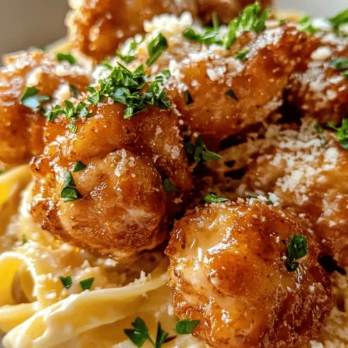 Imagine a comforting dish that combines succulent garlic butter chicken bites with a rich, creamy Parmesan pasta — a meal that is not only delicious but also incredibly easy to prepare. Garlic Butter Chicken Bites with Savory Creamy Parmesan Pasta is the perfect recipe for busy weeknights and family dinners alike. In just a short time, you can bring this restaurant-quality meal to your table, satisfying everyone’s taste buds and leaving them asking for seconds.