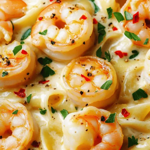 One of the standout features of creamy garlic shrimp pasta is its luxurious sauce. The combination of heavy cream and Parmesan cheese creates a velvety texture that clings beautifully to the pasta, while the garlic infuses the dish with an irresistible aroma. This creamy sauce is the perfect canvas for the shrimp, which adds both flavor and protein, making the dish satisfying and complete.