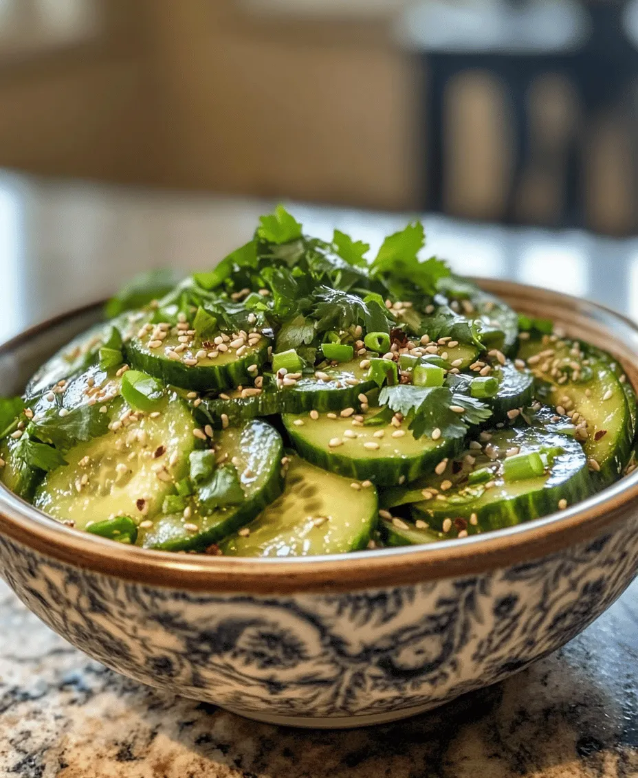 To truly appreciate the Zesty Asian Cucumber Crunch Salad, it’s essential to understand the key ingredients that contribute to its unique flavor and health benefits. Each component plays a significant role in creating a balanced and flavorful dish.