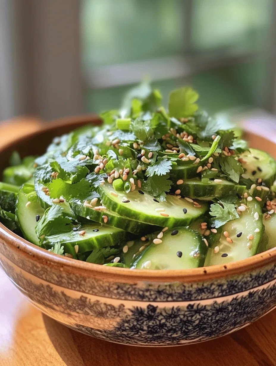 To truly appreciate the Zesty Asian Cucumber Crunch Salad, it’s essential to understand the key ingredients that contribute to its unique flavor and health benefits. Each component plays a significant role in creating a balanced and flavorful dish.
