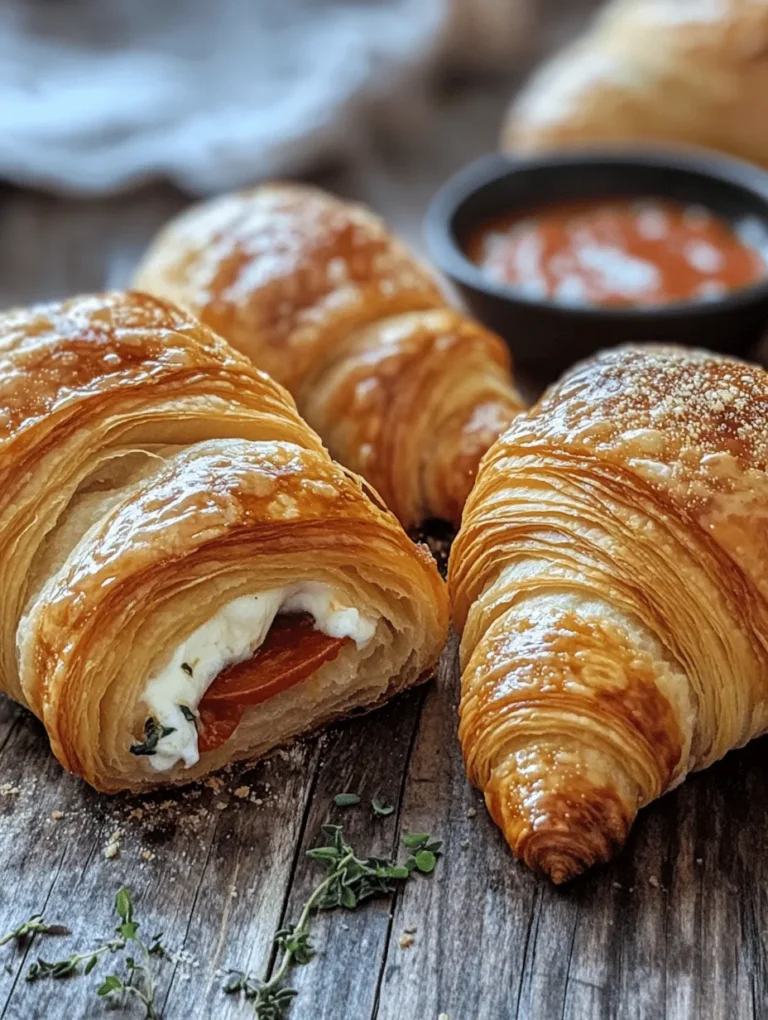 The world of snacks and appetizers is rich and diverse, but few can rival the deliciousness of mozzarella pepperoni croissant rolls. This irresistible recipe combines the flaky, buttery goodness of croissant dough with the savory flavors of mozzarella cheese and pepperoni, creating a delightful treat perfect for any occasion. Whether you are hosting a party, prepping for game day, or simply indulging in a personal snack, these croissant rolls are sure to impress. Their enticing aroma and mouthwatering taste will have you reaching for more, and the best part? They are incredibly easy to make and require minimal prep time.