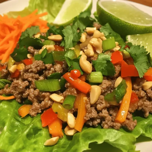 Asian cuisine is celebrated worldwide for its bold flavors, vibrant colors, and diverse ingredients. From the fiery spices of Szechuan dishes to the subtle umami notes of Japanese fare, Asian dishes offer a culinary experience that is both satisfying and exciting. Among the many delightful offerings in this rich culinary tradition, Asian-Style Ground Beef Lettuce Wraps stand out as a fresh and flavorful option that is perfect for any occasion.