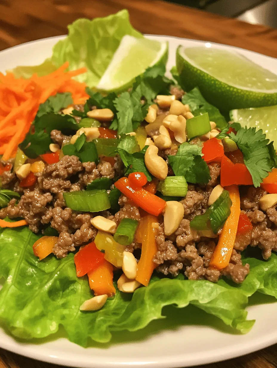 Asian cuisine is celebrated worldwide for its bold flavors, vibrant colors, and diverse ingredients. From the fiery spices of Szechuan dishes to the subtle umami notes of Japanese fare, Asian dishes offer a culinary experience that is both satisfying and exciting. Among the many delightful offerings in this rich culinary tradition, Asian-Style Ground Beef Lettuce Wraps stand out as a fresh and flavorful option that is perfect for any occasion.