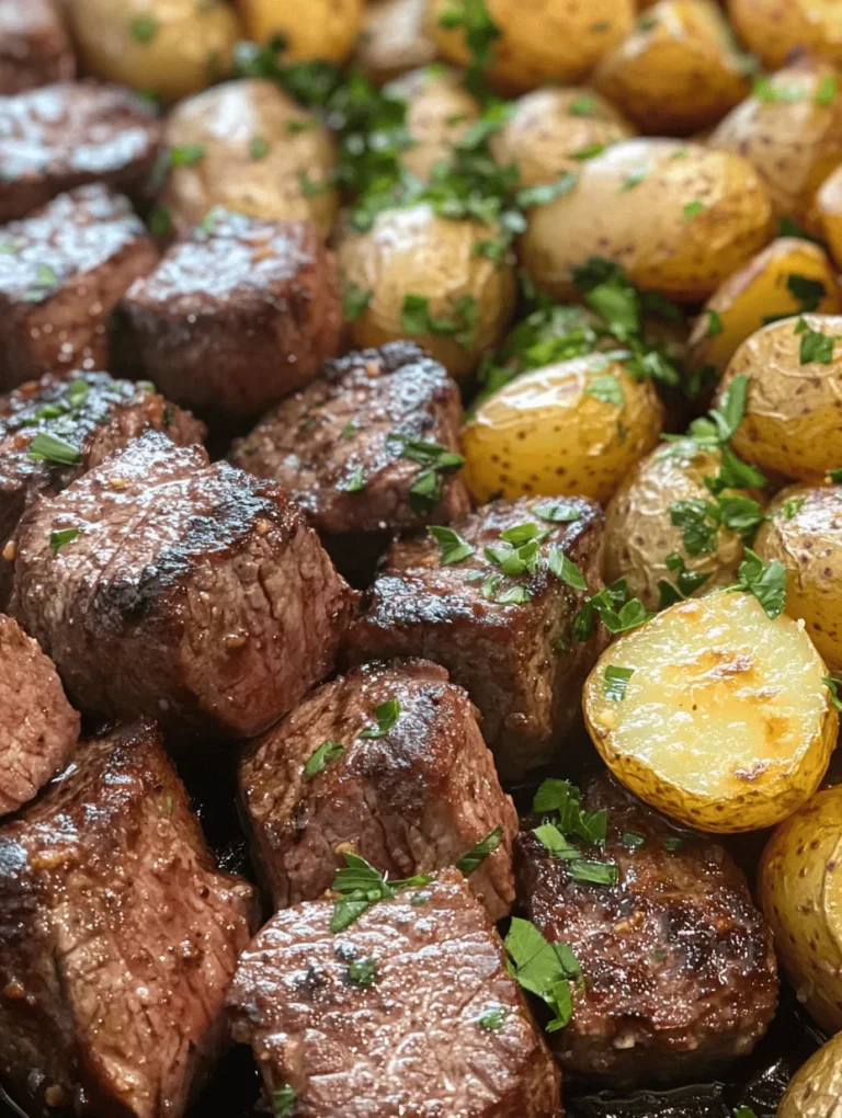 If you're looking for a quick, delicious meal that brings together the rich flavors of steak, the heartiness of potatoes, and the aromatic allure of garlic, look no further than Garlic Butter Steak Bites and Potatoes. This dish has gained immense popularity among home cooks for its effortless preparation and gourmet taste, making it an ideal choice for weeknight dinners or special occasions. The combination of tender steak bites and crispy, buttery potatoes creates a satisfying experience that appeals to both meat lovers and those seeking comfort food.