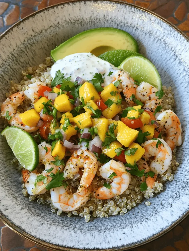 In the world of culinary delights, few combinations are as refreshing and vibrant as shrimp and avocado, especially when paired with the tropical sweetness of mango salsa and a zesty lime-chili sauce. This Shrimp and Avocado Bowl is not just a dish; it’s an experience that brings the essence of summer right to your table. The vivid colors of the ingredients are a feast for the eyes, while the medley of flavors transports you to a sunny beachside, making it the perfect escape no matter the season.