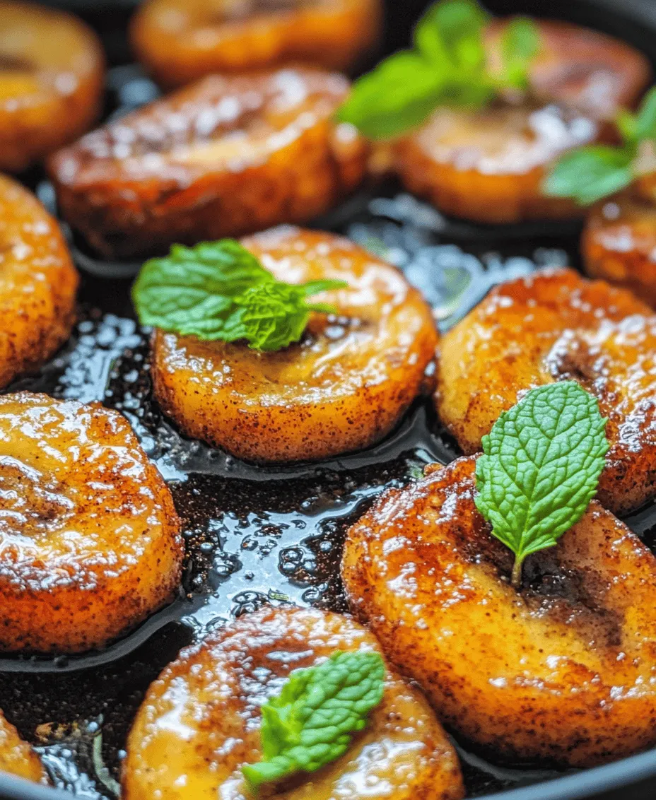 There’s something undeniably comforting about the aroma of cinnamon wafting through the kitchen, mingling with the sweet, tropical scent of ripe bananas. Sweet & Spicy Pan Fried Cinnamon Bananas is more than just a dish; it’s an experience that captures the essence of warmth and nostalgia in every bite. This delightful recipe showcases the perfect balance of flavors—the natural sweetness of bananas, the warmth of cinnamon, and a touch of spice that elevates the dish to new heights. Whether you’re serving it as a decadent breakfast, a delightful snack, or a sumptuous dessert, this dish is versatile enough to fit any occasion.