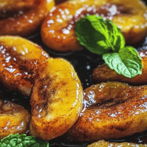 There’s something undeniably comforting about the aroma of cinnamon wafting through the kitchen, mingling with the sweet, tropical scent of ripe bananas. Sweet & Spicy Pan Fried Cinnamon Bananas is more than just a dish; it’s an experience that captures the essence of warmth and nostalgia in every bite. This delightful recipe showcases the perfect balance of flavors—the natural sweetness of bananas, the warmth of cinnamon, and a touch of spice that elevates the dish to new heights. Whether you’re serving it as a decadent breakfast, a delightful snack, or a sumptuous dessert, this dish is versatile enough to fit any occasion.