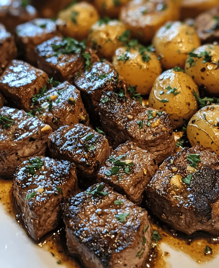 If you're searching for a quick, delicious dish that can elevate your weeknight dinners, look no further than Garlic Butter Steak Bites and Potatoes. This mouthwatering recipe combines tender, juicy steak bites with perfectly roasted baby potatoes, all enveloped in a rich garlic butter sauce that will leave your taste buds dancing. Whether you're cooking for your family or entertaining guests, this dish is sure to impress without requiring hours in the kitchen.