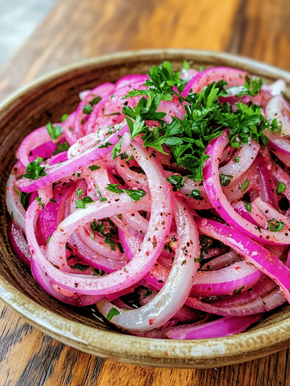 If you're looking to elevate your meals with a burst of flavor, zesty sumac onions are the perfect solution. This recipe combines the sharpness of red onions with the tangy, citrusy notes of sumac, creating a condiment that transforms ordinary dishes into extraordinary culinary experiences. Whether you're serving them alongside grilled meats, tossing them into salads, or using them as a topping for sandwiches, zesty sumac onions add a delightful punch that tantalizes the taste buds.