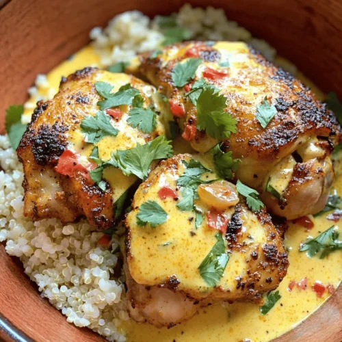 Spicy Brazilian Coconut Chicken is a dish that truly captures the essence of Brazilian cuisine, known for its vibrant flavors and rich cultural heritage. With roots deeply embedded in the tropical landscapes of Brazil, this dish combines the creamy richness of coconut milk with a medley of aromatic spices and fresh herbs, resulting in a culinary experience that is both comforting and exciting. Originating from a country famous for its diverse culinary landscape, this recipe is a reflection of the Brazilian spirit—bold, colorful, and full of life.