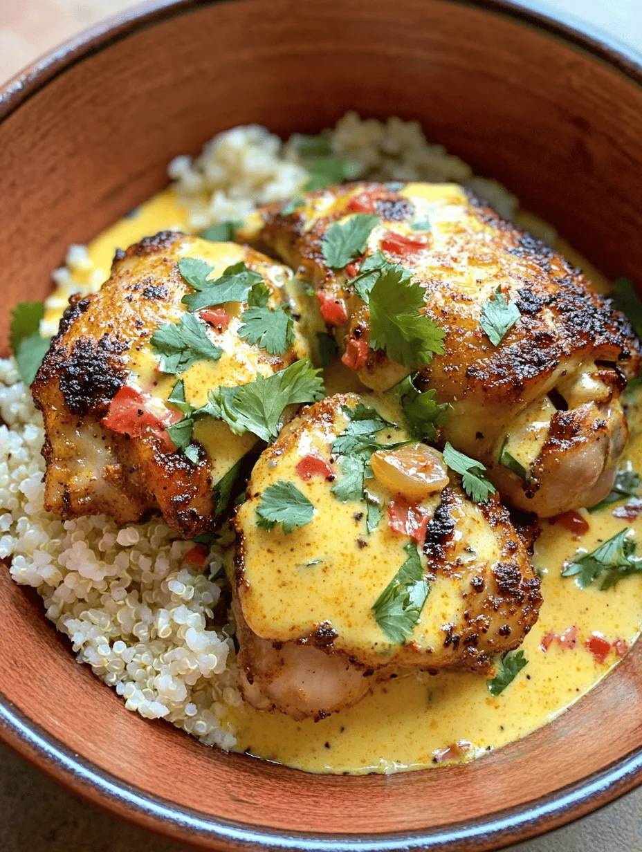 Spicy Brazilian Coconut Chicken is a dish that truly captures the essence of Brazilian cuisine, known for its vibrant flavors and rich cultural heritage. With roots deeply embedded in the tropical landscapes of Brazil, this dish combines the creamy richness of coconut milk with a medley of aromatic spices and fresh herbs, resulting in a culinary experience that is both comforting and exciting. Originating from a country famous for its diverse culinary landscape, this recipe is a reflection of the Brazilian spirit—bold, colorful, and full of life.