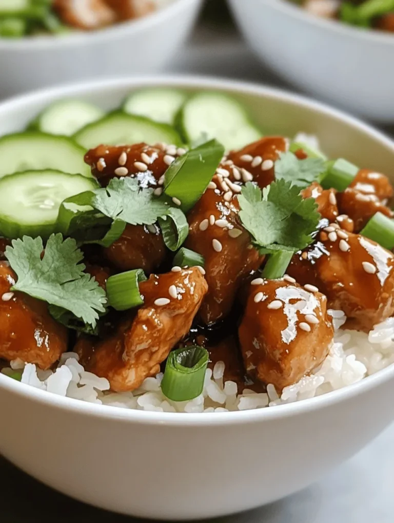 The marinade is a crucial component of Sticky Chicken Rice Bowls, transforming ordinary chicken into an explosion of flavor. Let’s break down the key ingredients:
