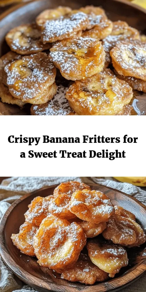 Indulge in these delightful crispy skillet banana fritters! Made with ripe bananas, flour, a hint of cinnamon, and a touch of sweetness, this easy recipe comes together in just 30 minutes. Each fritter is perfectly golden and can be served warm, dusted with powdered sugar, and drizzled with honey or maple syrup. Perfect for breakfast, snack time, or dessert, these treats will satisfy your sweet tooth while making the most of those bananas! 🍌✨