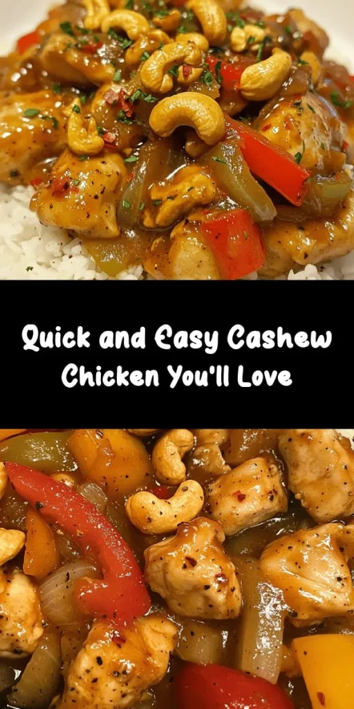 Craving takeout? Try this Better-Than-Takeout Cashew Chicken recipe for a delicious meal that’s easy to make at home! Juicy chicken thighs are marinated in a savory sauce and sautéed with colorful bell peppers and onions, then tossed with crunchy cashews for the perfect finish. Serve it over rice or quinoa for a satisfying dinner that will impress your family. Quick prep, bold flavors, and no delivery fee, what’s not to love?