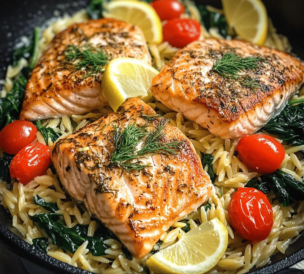 If you're on the hunt for a quick, nutritious meal that doesn't compromise on flavor, look no further than One Skillet Salmon with Lemon Orzo. This vibrant dish combines succulent salmon fillets with zesty lemon-infused orzo pasta, creating a delightful dining experience that is both healthy and satisfying. The beauty of this recipe lies not just in its taste, but also in its simplicity; it all comes together in a single skillet. This means less mess in the kitchen and more time to savor your meal.