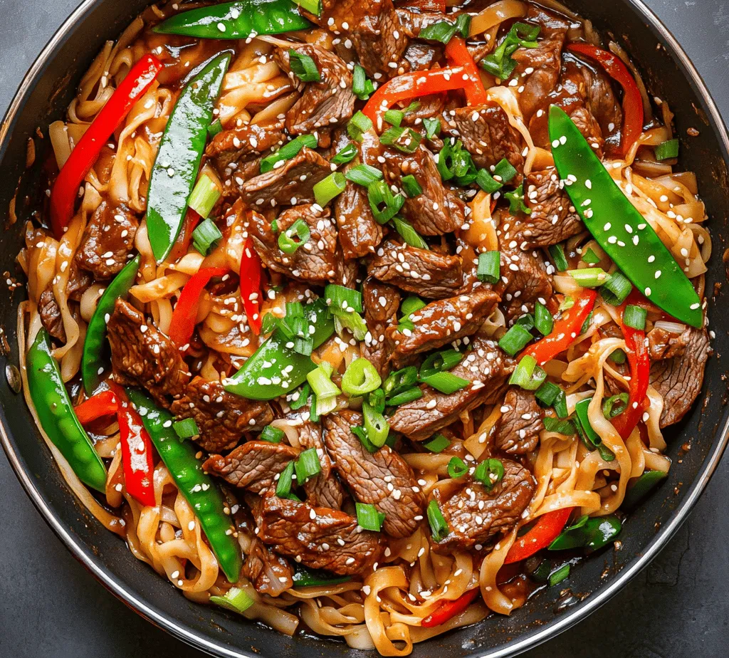Embarking on a culinary journey can be as simple as whipping up a delicious dish in your kitchen. For those seeking a quick yet flavorful meal, Savory Hoisin Beef Noodles is a perfect choice. This dish combines tender beef sirloin, vibrant vegetables, and silky rice noodles, all enveloped in a rich hoisin sauce that tantalizes the taste buds. Not only is this recipe easy to follow, but it also provides a delightful balance of flavors and textures, making it an ideal weeknight dinner or a dish to impress guests.