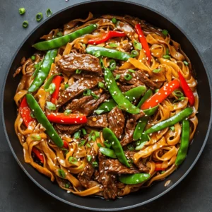 Embarking on a culinary journey can be as simple as whipping up a delicious dish in your kitchen. For those seeking a quick yet flavorful meal, Savory Hoisin Beef Noodles is a perfect choice. This dish combines tender beef sirloin, vibrant vegetables, and silky rice noodles, all enveloped in a rich hoisin sauce that tantalizes the taste buds. Not only is this recipe easy to follow, but it also provides a delightful balance of flavors and textures, making it an ideal weeknight dinner or a dish to impress guests.