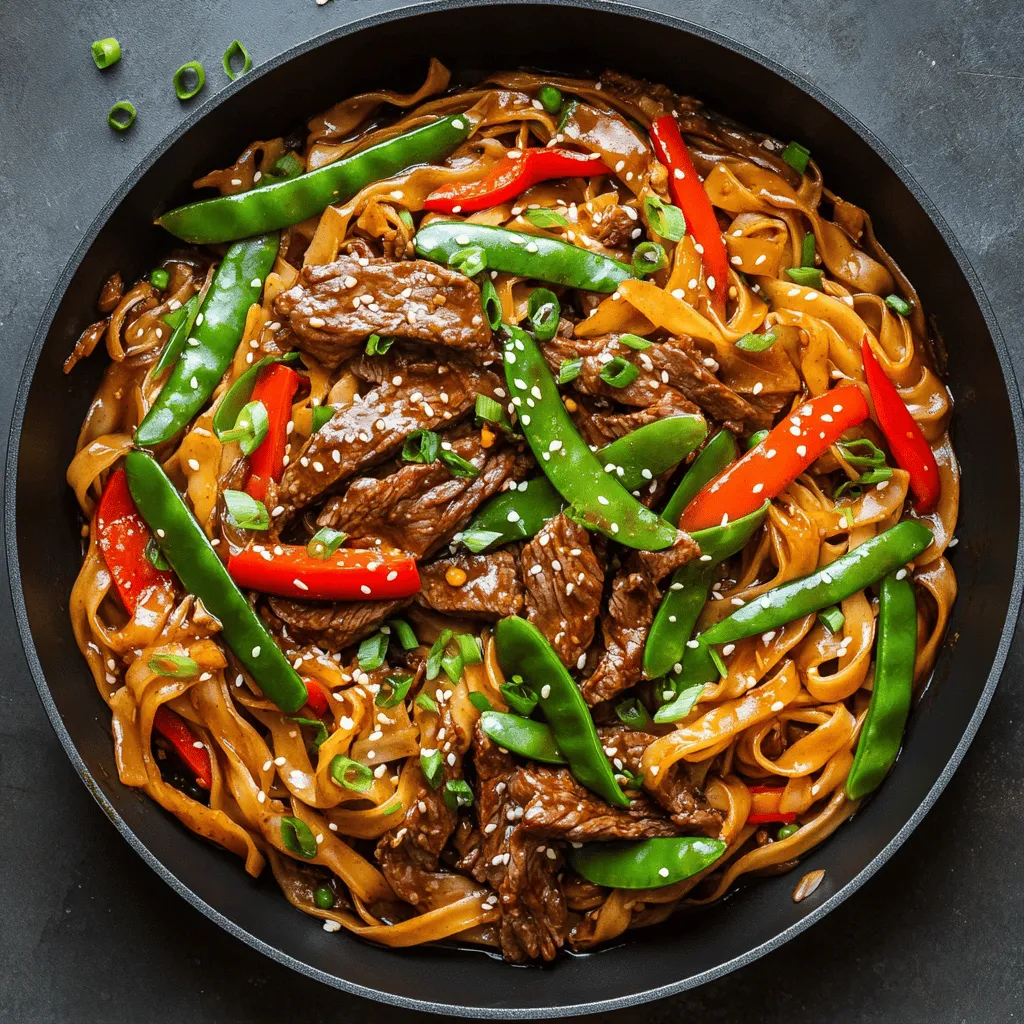Embarking on a culinary journey can be as simple as whipping up a delicious dish in your kitchen. For those seeking a quick yet flavorful meal, Savory Hoisin Beef Noodles is a perfect choice. This dish combines tender beef sirloin, vibrant vegetables, and silky rice noodles, all enveloped in a rich hoisin sauce that tantalizes the taste buds. Not only is this recipe easy to follow, but it also provides a delightful balance of flavors and textures, making it an ideal weeknight dinner or a dish to impress guests.